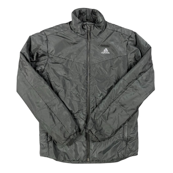 adidas Other - Adidas Men’s Small Black Lightweight Puffer Jacket Full Zip Athletic Coat